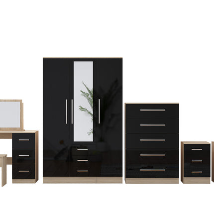 Combi 5 Piece Set Black