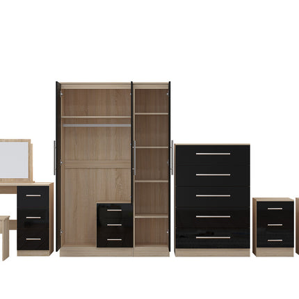 Combi 5 Piece Set Black
