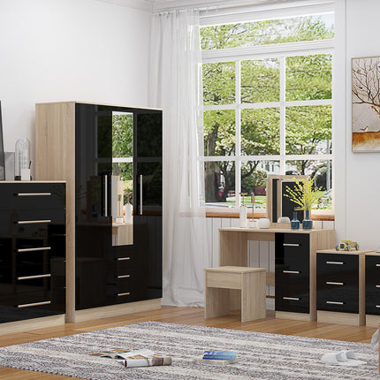 Combi 5 Piece Set Black