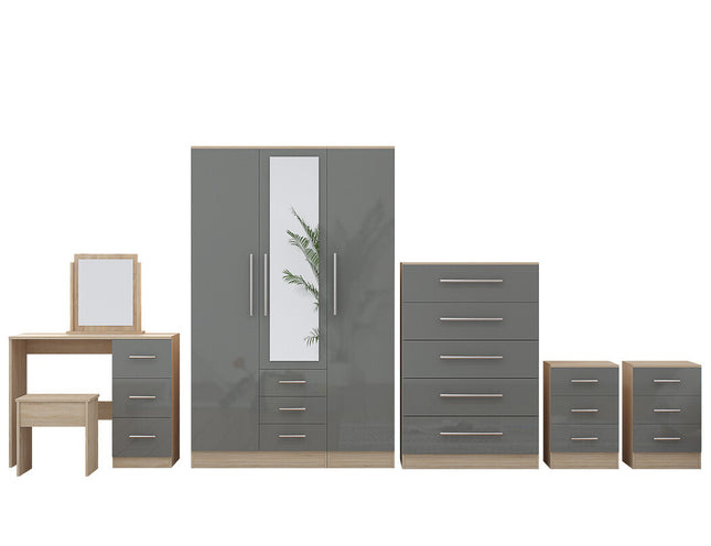 Combi 5 Piece Set Grey