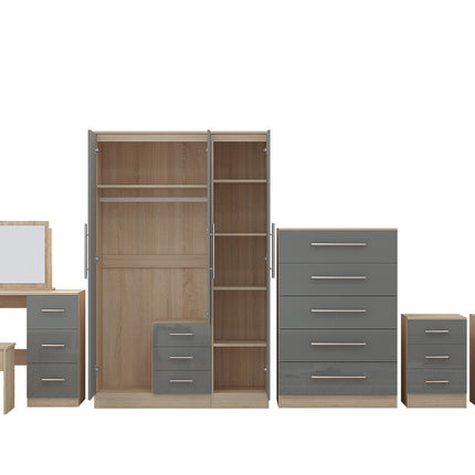 Combi 5 Piece Set Grey