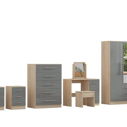 Combi 5 Piece Set Grey