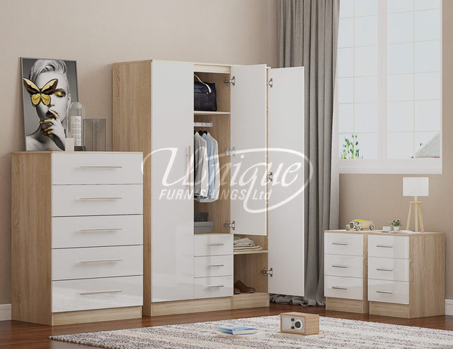 Combi Quattro Set White