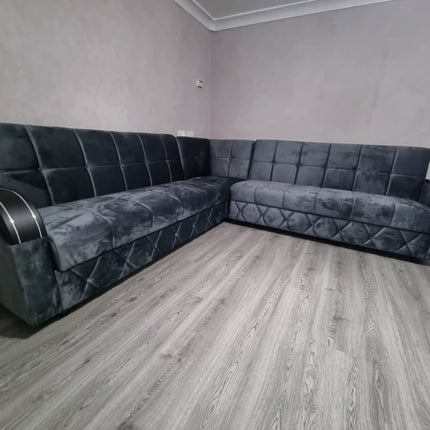 Turkish Settee With Black Facing